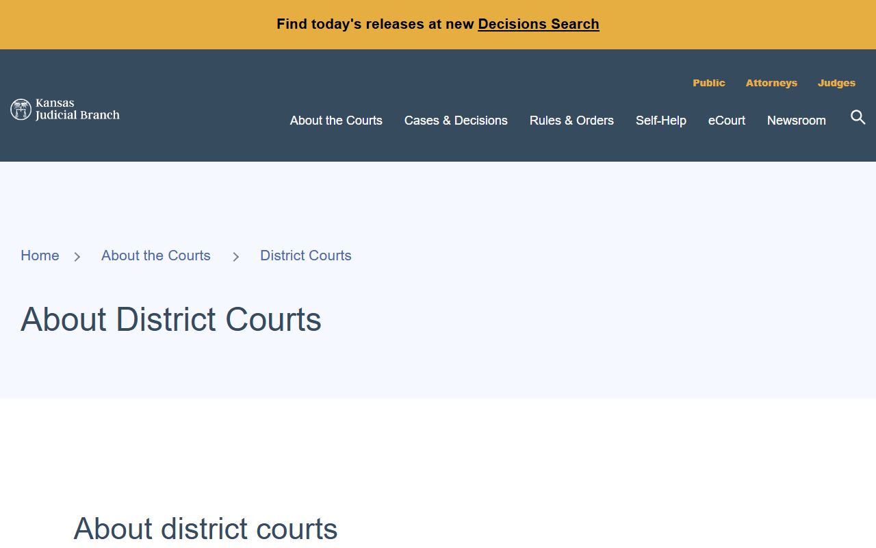 Pratt County court records Kansas district court explanation