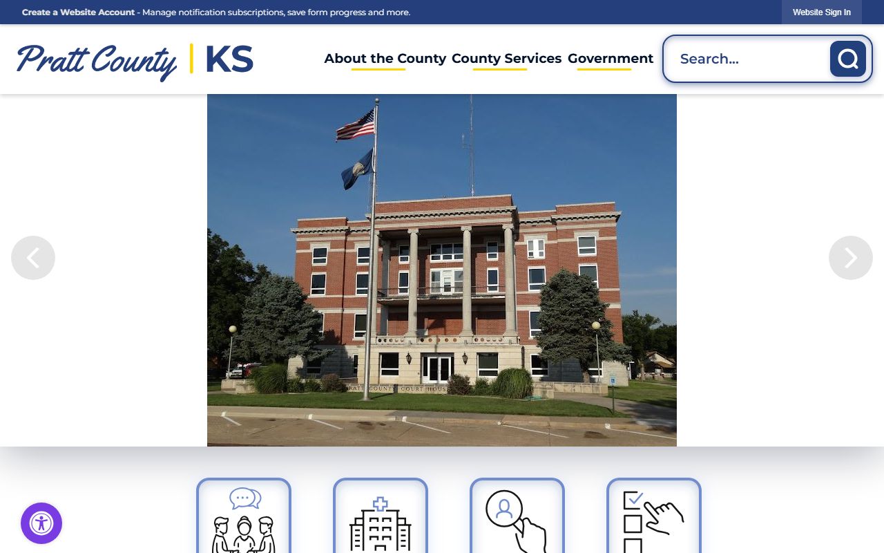 Pratt County court records official county homepage